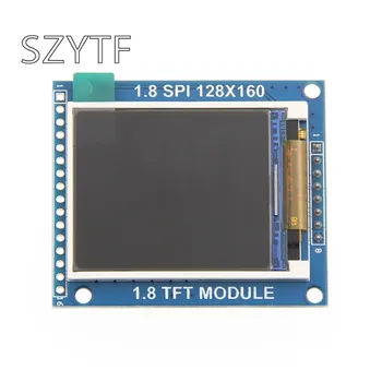 1.8 инчов TFT модул LCD дисплей модул с PCB задната повърхност SPI сериен порт само 4 IO