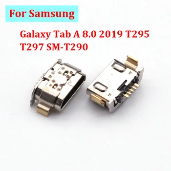 100-200 бр микро USB зарядно порт за Samsung Galaxy Tab A 8.0 2019 T295 T297 SM-T290 жак за зареждане Dock конектор гнездо щепсел