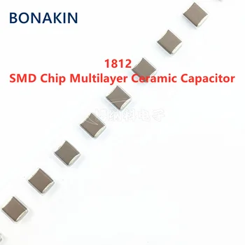 10pcs 1812 1NF 1000PF 102K 1000V 2000V 3000V X7R 10% SMD чип многослоен керамичен кондензатор
