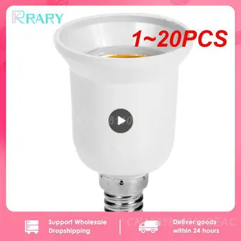 1~20PCS лот НОВ LED халоген CFL лампа с нажежаема жичка B22 до E27 до E14 Базова лампа крушка притежател конвертор адаптер осветление