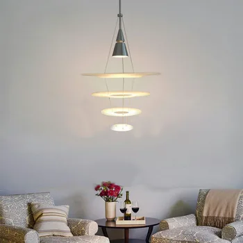 2023 нов датски дизайнер шоурум модел стая лампа Nordic творчески хотел клуб висулка светлина вила ресторант бар изкуство LED чандели