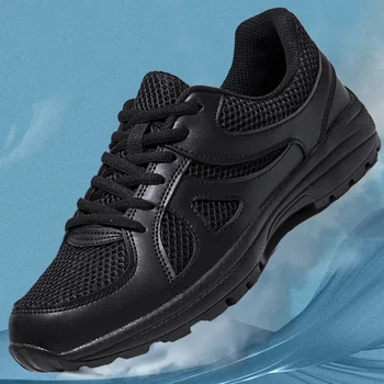 2024 Мода на открито ходене черно против хлъзгане физическо обучение обувки мъжки обувки маратонки лукс бягане обувки работа безплатна доставка