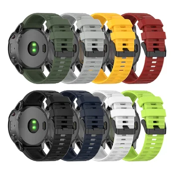 22mm силиконов часовник лента за Garmin Fenix 6 Smartwatch ремъци против пот спортен часовник маншет аксесоари за предшественик Fenix