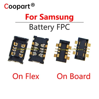 2Pcs вътрешен държач за батерията Plug FPC конектор за Samsung Galaxy A30S A307F A70 A705F A10