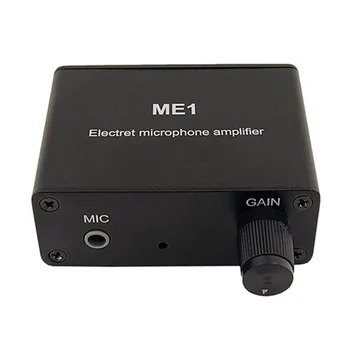  3.5mm ME1 кондензатор микрофон слушалки усилвател аудио предусилвател смесване съвет