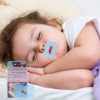 30Pcs Стикери за корекция на устата Детска нощна лента за сън Lip Nose Patch Ефективно намаляване на хъркането Отлично решение против хъркане