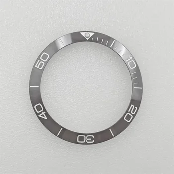 38mm Керамичен панел Светлинен пръстен Сив керамичен пръстен Оригинален воден призрак Керамичен пръстен Механичен часовник Гмуркане Часовник Синхронизиращ пръстен