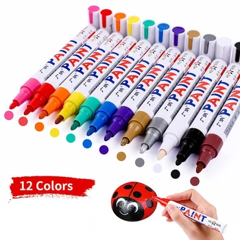 60Pcs боя писалка мазна докосване боя писалка DIY фотоалбум графити писалки боя маркер писалки