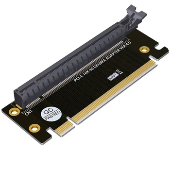 90 градуса PCIE4.0 16X конвертор адаптер карта за сървър шаси спестяване на пространство