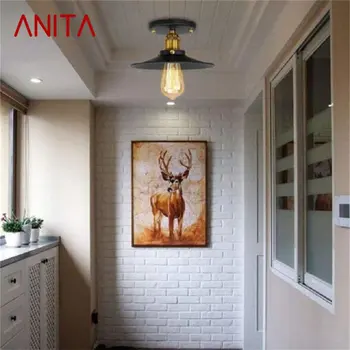 ANITA Таванна лампа в американски стил Индустриални ретро LED осветителни тела декоративни за коридорно вътрешно осветление