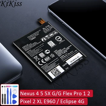 BL-T5 Батерия за LG Nexus 4 5 5X G/G Flex Pro 1 2/Pixel 2 XL E960 Occam Mako Eclipse 4G LTE E970 E971 E975 F180 E973 LS970