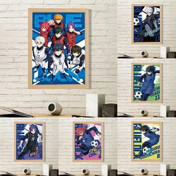 Blue Lock плакати за стена декор поп аниме големи картини модерен хол декорация платно начало декорации плакат изкуство на