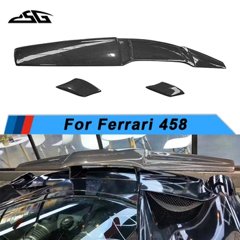 Carbon Fiber заден спойлер опашка перки сплитер за Ferrari 458 кола спойлер удължен капак задно крило спойлер ъпгрейд