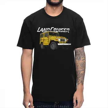 Casual Man FJ40 Land Cruiser T Shirt Summer Leisure Camiseta Man Popular Streetwear 100% памучна тениска