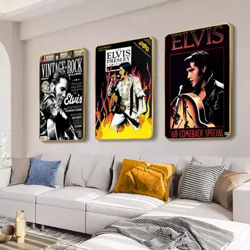 E-Elvis P-Presley DIY лепкава плакат водоустойчива хартия стикер кафе къща бар дома декор