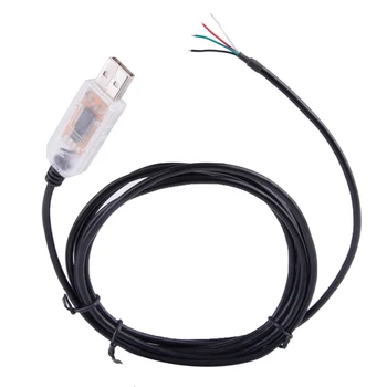 FTDI USB към RS485 6-ядрен пилинг тел край конвертор конектор окабеляване Pinout кабел съвместим USB-RS485-WE-1800BT6 издръжлив