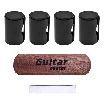 Hand Percussion Instrument Finger Sand Shakers Rhythm Beater Board Playing Accompaniment On Guitar Ukulele Cajon Drum,A