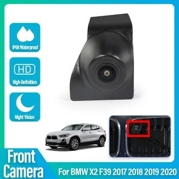 HD CCD кола с изглед отпред Паркинг Нощно виждане Висококачествена положителна водоустойчива лого камера за BMW X2 F39 2017 2018 2019 2020