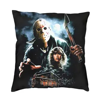 Horror Movie Character Throw Pillow Covers Home Decor 3D Printed Halloween Film Cushion Cover For Sofa Chair Pillowcase