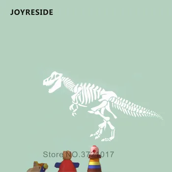 JOYRESIDE Динозавър модел стена Decal T-Rex огромна стена стикер изкуство винил Начало Детски момче стая за игри сладък декор интериорен дизайн A694