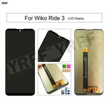LCD дисплей за Wiko Ride 3, монтаж на дигитайзер със сензорен екран, телефон Ride3, резервни части за ремонт, 100% тестван