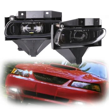 LED фар за мъгла Монтаж на алуминиева предна светлина за шофиране, подходяща за Ford Mustang GT 1999-2004