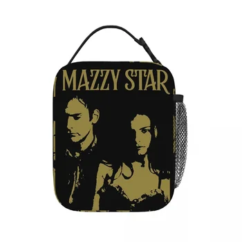 Mazzy Star Band Merch изолирани чанти за обяд Непропускливи торбички за пикник Термичен охладител Кутия за обяд Обяд Tote за жена Работа Детско училище
