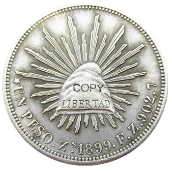 Mexico 1 песо 1899 Сребърни копирни монети