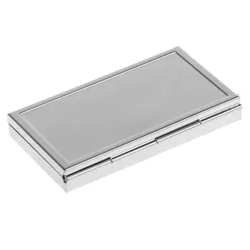 Mini Travel Metal Pill Box Medicine Organizer Контейнер Tray Box Case Storage 3 слот