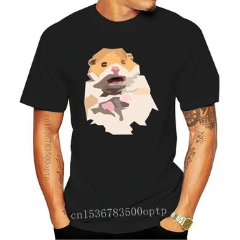 New Men тениска Scared Hamster meme тениска Дамска тениска