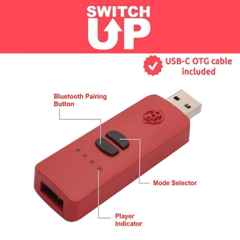 Nintendo Switch Up v2.0 Enhancer Gaming адаптер за PS4 за Xbox 360 / One за Wii U контролер за Nintend Switch Collective Mind