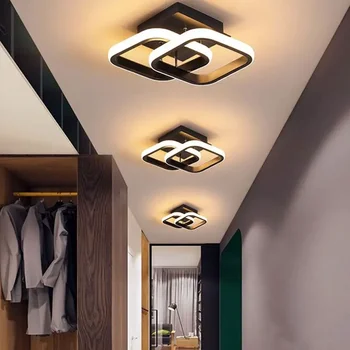 Nordic таван светлина модерен минималистичен светлина лампа за коридор на балкона вход проход светлини гардероб осветително тяло
