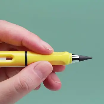 Portable 10Pcs практически вечна подмяна молив главата мини графит писец за многократна употреба студентски консумативи
