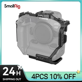 SmallRig камера клетка за Canon EOS R3 All-in-one пълна клетка с Arca-Swiss плочи за бързо освобождаване за многосценично заснемане 3884