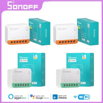 SONOFF MINIR4M / MINIR4 Extreme WiFi Smart Home MINI Switch Detach Relay App Гласов контрол чрез Matter EWeLink Alexa Google Home