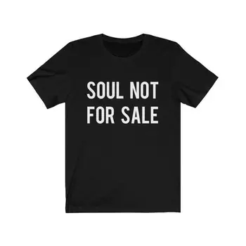 Soul Not For Sale Тениска Ново Ретро 90-те Хип-хоп Революционен рап капан бормашина