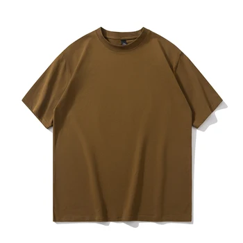 Summer персонализиране графична тениска къс ръкав улично облекло мъжки тежка категория 100% памук тениска жени случайни O-образно деколте върховете