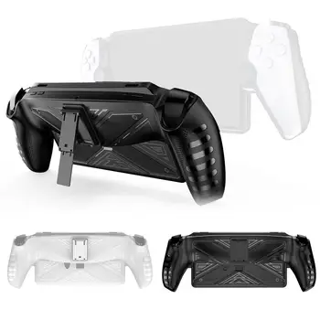 TPU калъф с държач за Sony PlayStation Portal Прозрачен защитен капак Прахоустойчив удобен калъф за PlayStation Po Q7D5