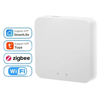 Tuya Zigbee 3.0 Gateway Hub Smart Home Wireless Bridge Smart Life APP Устройство за дистанционно управление работи за Alexa Google Home
