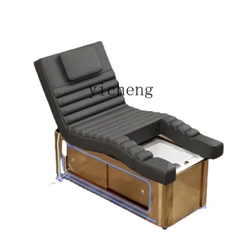 XL Електрически красота легло масаж крак интегрирани мигли нокти баня стол