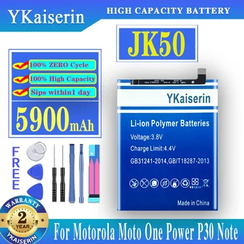 YKaiserin JK50 JK 50 5900mah батерия за Motorola Moto P30 Note P30Note XT1942-1 батерии + Free Tloos