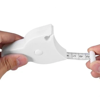 Автоматични мерки за тялото бюст талия хип прибиращ се владетел преносим прецизно измерване сантиметър двойна страна ролка лента