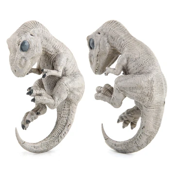 Динозавър бебе модел симулира животински Джурасик свят светлина пластмаса скулптура играчки колекция стая декорация динозавър