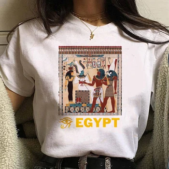 Египет топ жени хараджуку тениски женски комикс дрехи