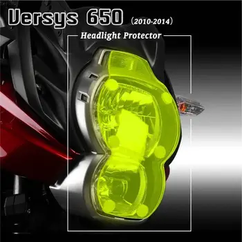 За KAWASAKI Versys650 Versys 650 2010-2014 Мотоциклет фарове предпазител главата светлина щит екран обектив капак протектор