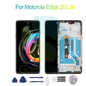 За Motorola Edge 20 Lite екран дисплей замяна 2400 * 1080 XT2139-1 за Moto Edge 20 Lite LCD сензорен дигитайзер
