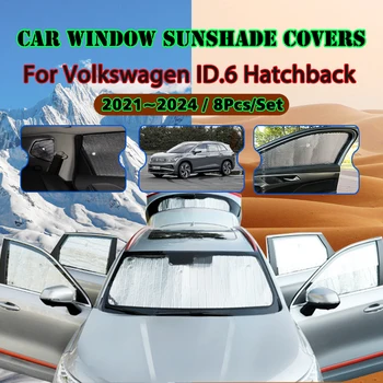 За Volkswagen VW ID.6 2021 2022 2023 2024 Хечбек Автомобилни капаци за прозорци Слънчеви стъкла Сенник покритие Козирки Авто аксесоари