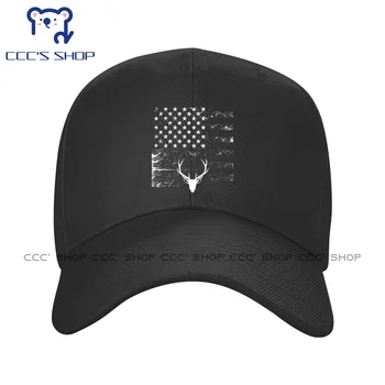 Камуфлажно знаме Американски ловец на елени Патриотичен и женски бейзбол шапка Snapback капачки плетена шапка