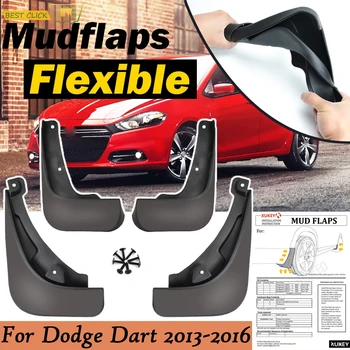 Комплект формовани кални клапи за Dodge Dart 2013-2016 седан Калници Предпазители за пръски Калници Калници Калници Предна задна