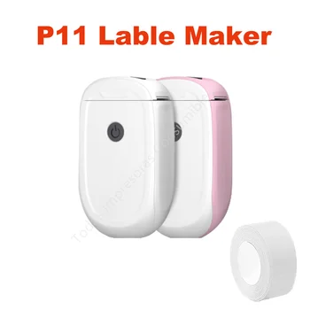 Мини термичен самозалепващ се стикерен принтер Безжичен джобен преносим P11 производител на етикети Термичен принтер за домашен офис